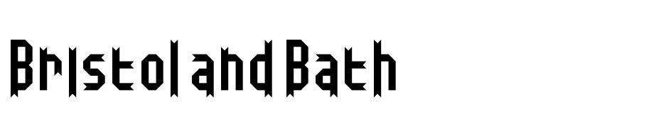 Bristol and Bath font